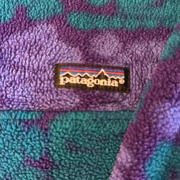 Vintage Patagonia fleece pullover kids size 6 VGUC - Picture 2 of 7